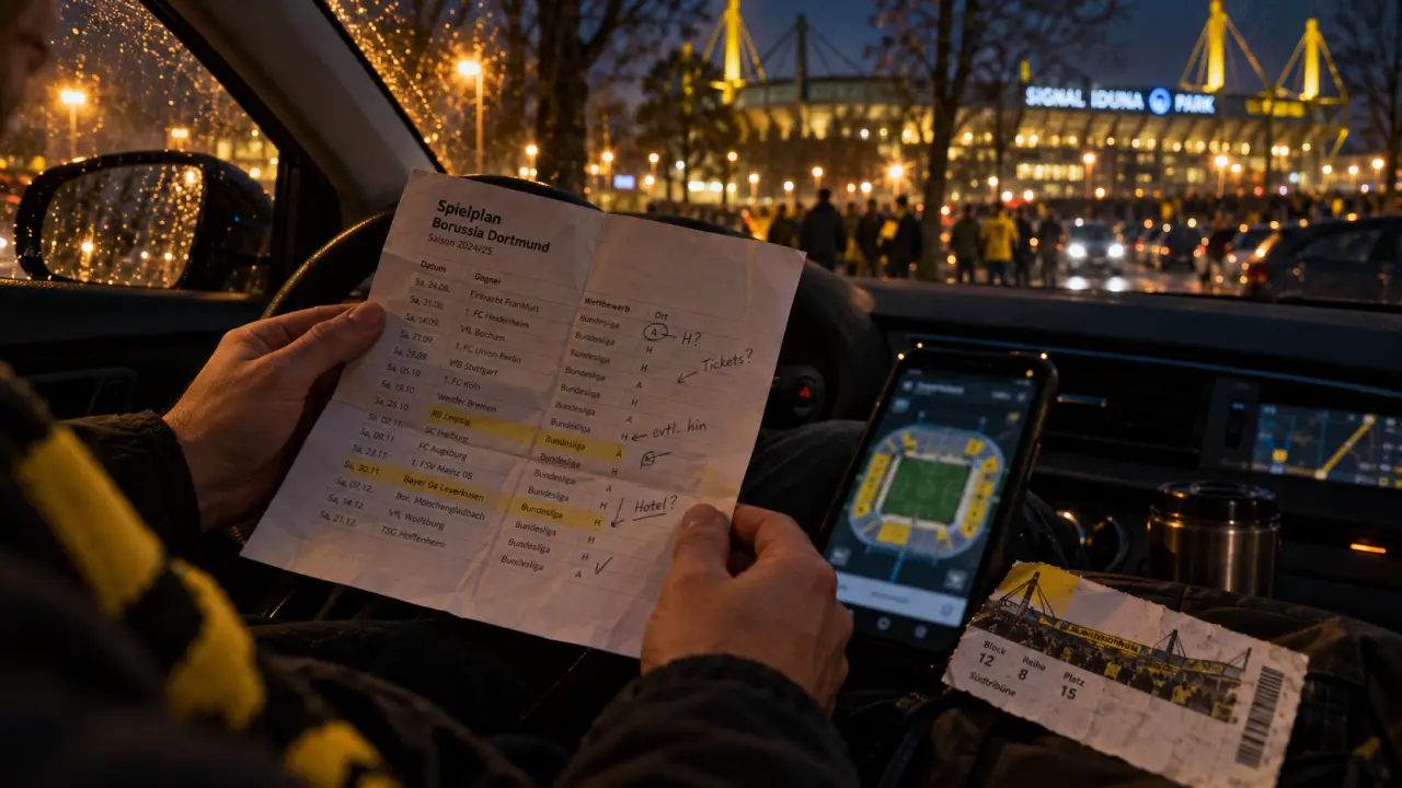 Borussia Dortmund Spielplan in Signal Iduna Park Nähe, Ticket und Notizen