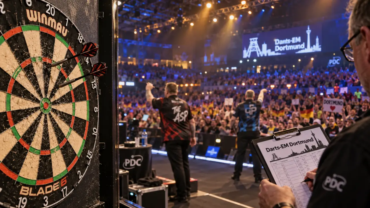 Darts-EM in Dortmund: Schindler und Littler weiter, Springer ausgeschieden